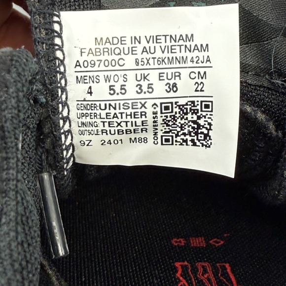 Converse Liverpool FC Men's 4 Sneakers Lo Suede Star Player A09700C Women's 5.5 - Picture 14 of 14